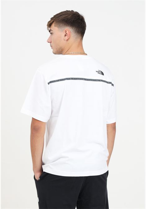 THE NORTH FACE t-shirt uomo bianca zumu collo jacquard logo THE NORTH FACE | NF0A87DDFN41.